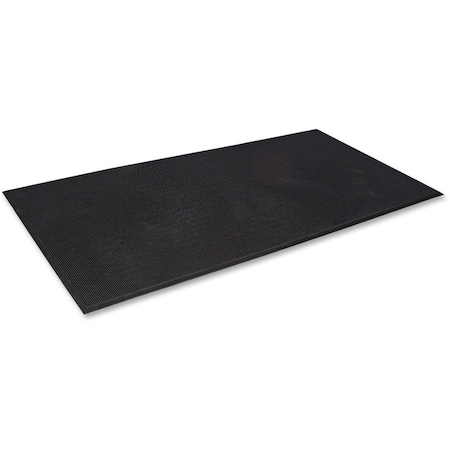 CROWN MATTING TECHNOLOGIES Mat-A-Dor Rubber Fingertip Scraper Mat, Black, 24" W x 32" L CWNMASR42BK